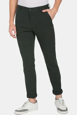 Arrow Men Green Slim Fit Trouser