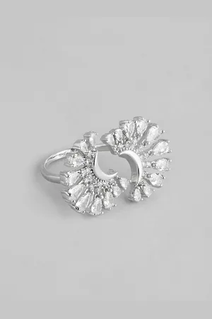 DressBerry Stone Studded Finger Ring