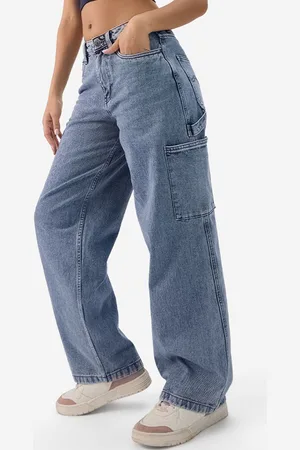 The Souled Store Women Relaxed Baggy Fit Stretchable Jeans