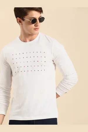 Being Human Clothing Men White Printed Round Neck Pure Cotton T-shirt
