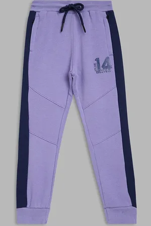 Blue Giraffe Boys Straight Fit Mid-Rise Joggers