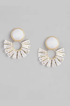 DressBerry Circular Drop Earrings