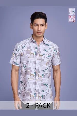 Moda Rapido Men Standard Floral Opaque Printed Casual Shirt