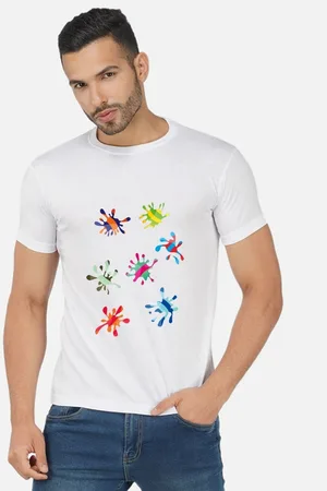 Moda Rapido Men Holi Printed Tshirt
