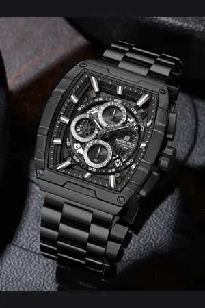 Naviforce Men Embellished Dial & Stainless Steel Straps Analogue Chronograph Watch NF8066_B B B