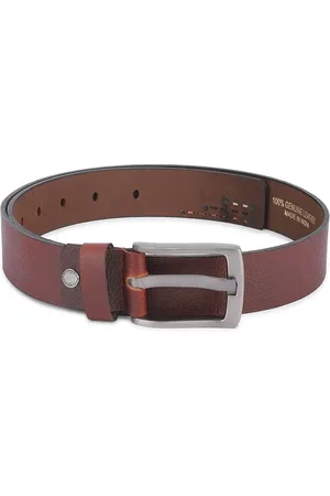WROGN Men Textured Leather Belt