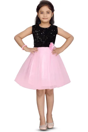 BAESD Girls Net Fit & Flare Dress