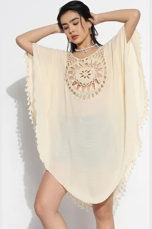 SHOWOFF Flutter Sleeve Kaftan Dress