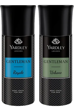 YARDLEY LONDON Men Set of Gentleman Royale & Urbane Body Sprays - 150 ml Each