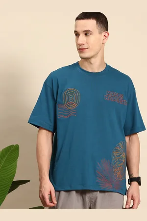 Mast & Harbour Men Embroidered T-shirt