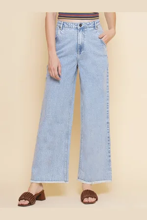 Puella Women Straight Fit High-Rise Light Fade Stretchable Jeans