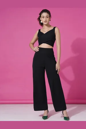 Moda Rapido Dyed Sleeveless Top & Trousers Co-Ord Set