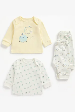 Mothercare Infants Kids Pack of 2 Printed T-shirt with Shorts