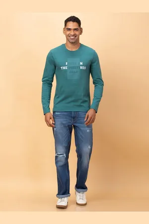 Being Human Men Typography Printed Applique Slim Fit T-shirt