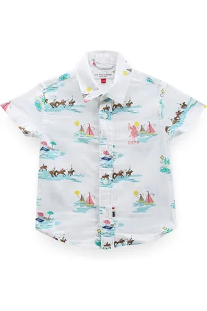 Ralph Lauren Boys Classic Printed Pure Cotton Casual Shirt