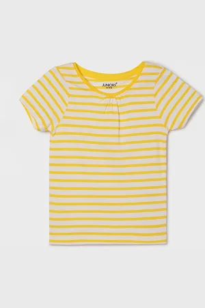 Lifestyle Girls Striped Cotton T-shirt
