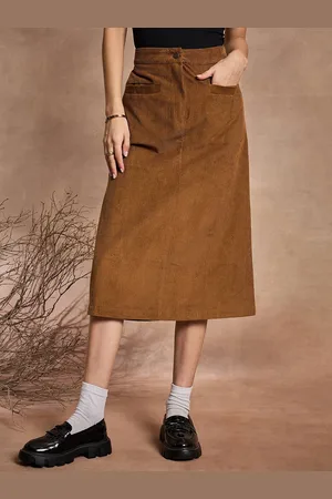 Sassafras Women A-Line Midi Skirts