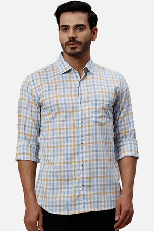 Park Avenue Slim Fit Checked Casual Shirt