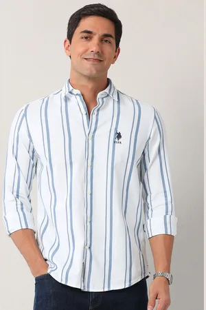 Ralph Lauren Men Classic Opaque Striped Casual Shirt