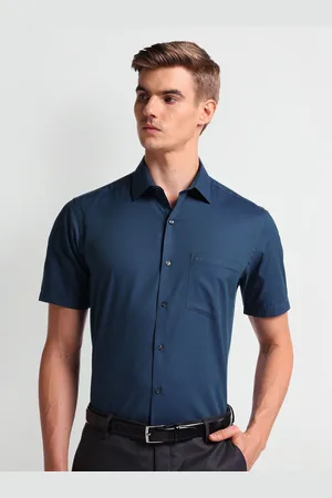 Arrow Men Classic Fit Opaque Solid Pure Cotton Formal Shirt