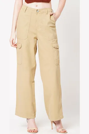 Kraus Women Loose Fit High-Rise Cargo Trouser