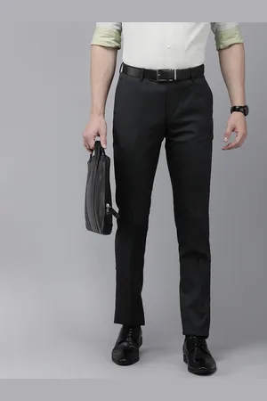 Arrow Men Hudson Tailored Fit Formal Trousers