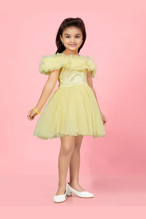 BAESD Girls Frilled Fit & Flare Dress