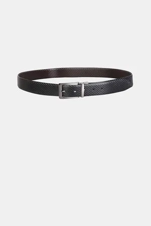 WROGN Men Textured Leather Reversible Tang Closure Formal Belt
