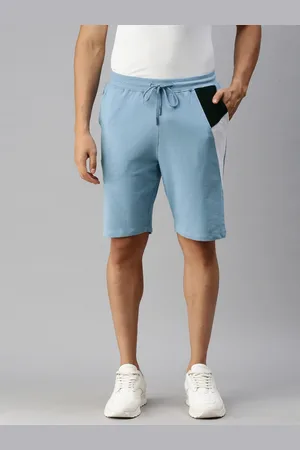 HARVARD Men Blue Mid-Rise Regular Shorts