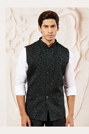 Vastramay Mem Woven Design Nehru Jackets