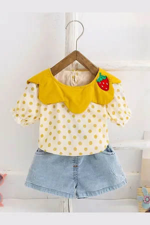 BAESD Girls Printed Top with Shorts