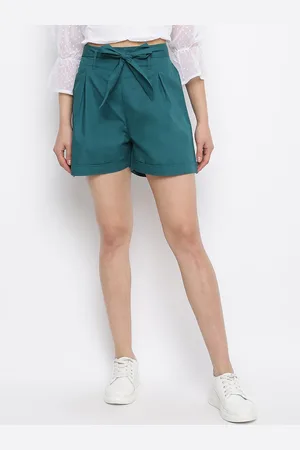 Mayra Women Teal Shorts
