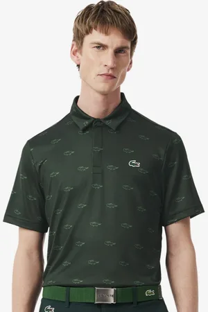 Lacoste Men Conversational Printed Polo Collar Regular Fit T-shirt