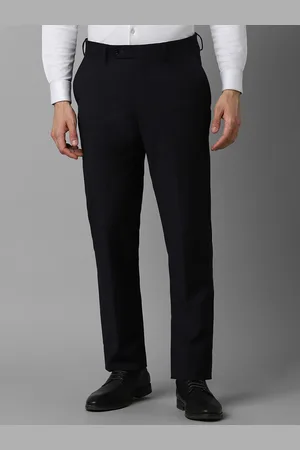 Louis Philippe Men Slim Fit Mid-Rise Formal Trousers