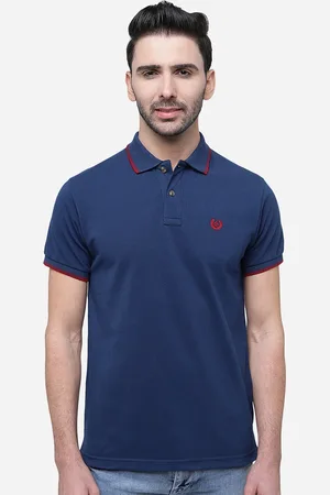 Greenfibre Men Polo Collar Slim Fit Cotton T-shirt