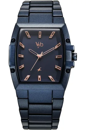 Fastrack Men Vyb Pioneer Dial & Bracelet Style Straps Analogue Watch FV30023QM01