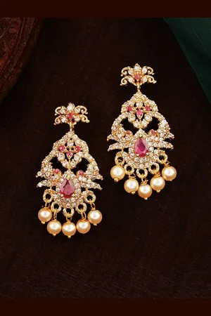 ESTELE Gold-Plated Classic Drop Earrings