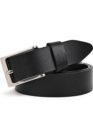 Provogue Men Textured Leather Belt