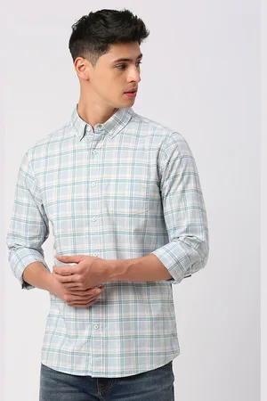 Being Human Tartan Checked Cotton Slim Fit Casual Shirt