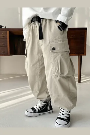 LULU & SKY Boys Tapered Fit Trousers