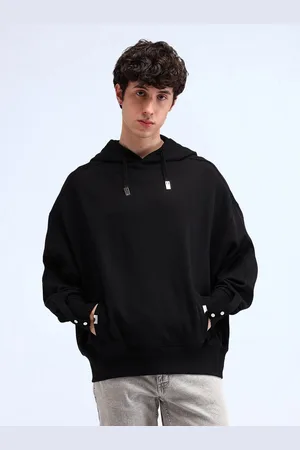 Flying Machine Men Hooded Neck Cotton Pullover Sweatshirt