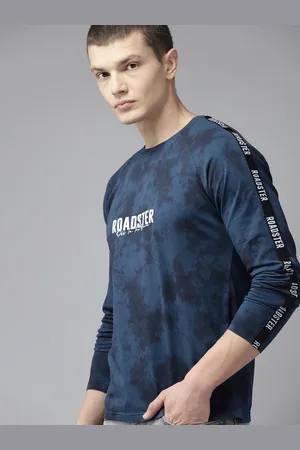 Roadster The Lifestyle Co. Tie and Dye Printed Pure Cotton T-shirt