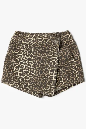 Koton Girls Printed Cotton Shorts