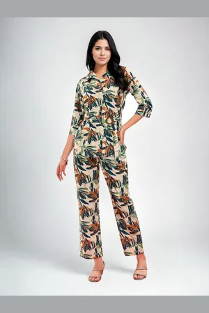 Moda Rapido Printed Shirt With Trousers Co-Ords