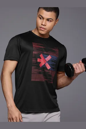 HRX Brand Logo Printed Rapid Dry T-shirt