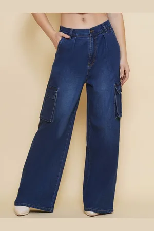 Puella Women Straight Fit High-Rise Light Fade Stretchable Jeans