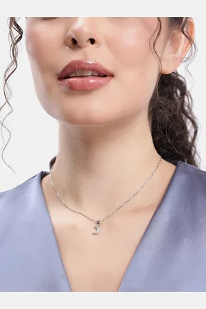 DressBerry Crescent Shape Pendant with Chain