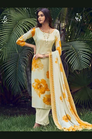Stylee Lifestyle Printed Sequence Pure Silk Unstitched Dress Material