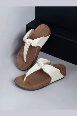 Inc 5 Women Open Toe Flats with Bows