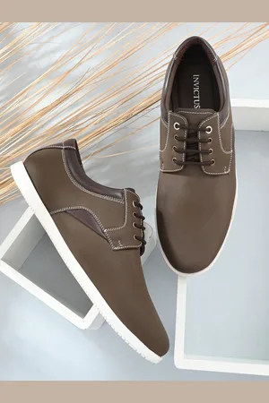 Invictus Men Brown Synthetic Leather Casual Derbys